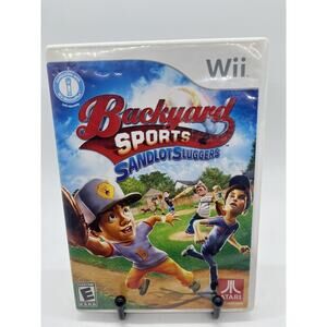 Backyard Sports: Sandlot Sluggers (Nintendo Wii, 2010) CIB - Tested